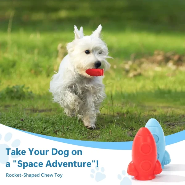 Tough Chew Toys for Small Dogs – Rubber, Teething-Friendly - Image 2